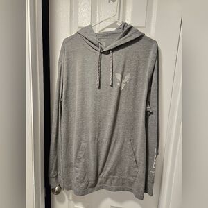 Men's American Eagle gray light weight hooded sweatshirt XL